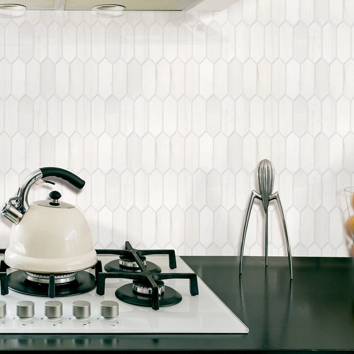 Shaw Del Ray Fences Pure Dolomite — room scene