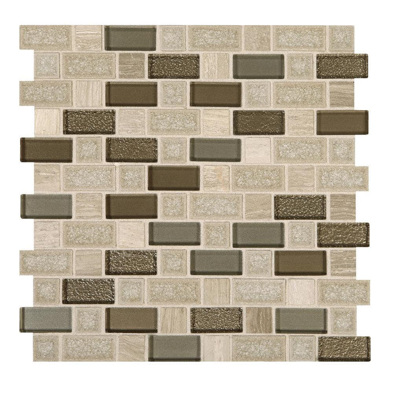 Marazzi Developed by Nature Chenille - Stone Glass Ceramic Mosaic 12x12